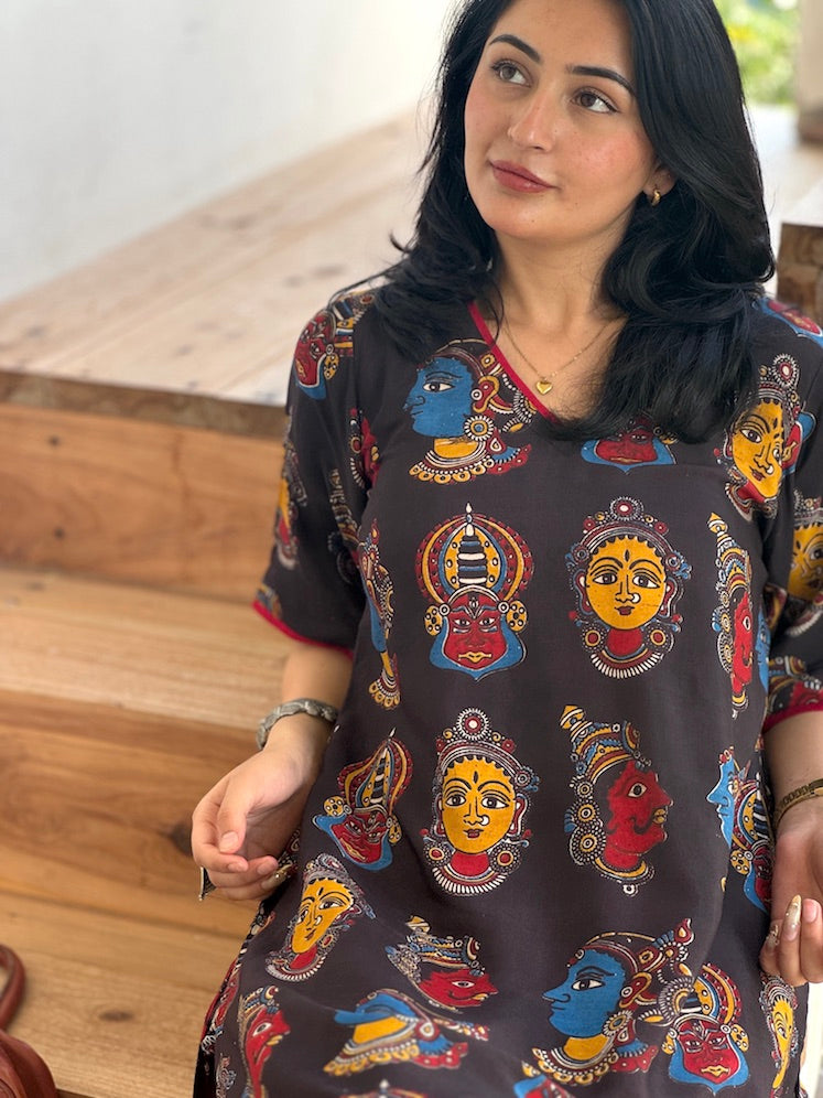 KALAMKARI HAND-BOLCK PRINT SET