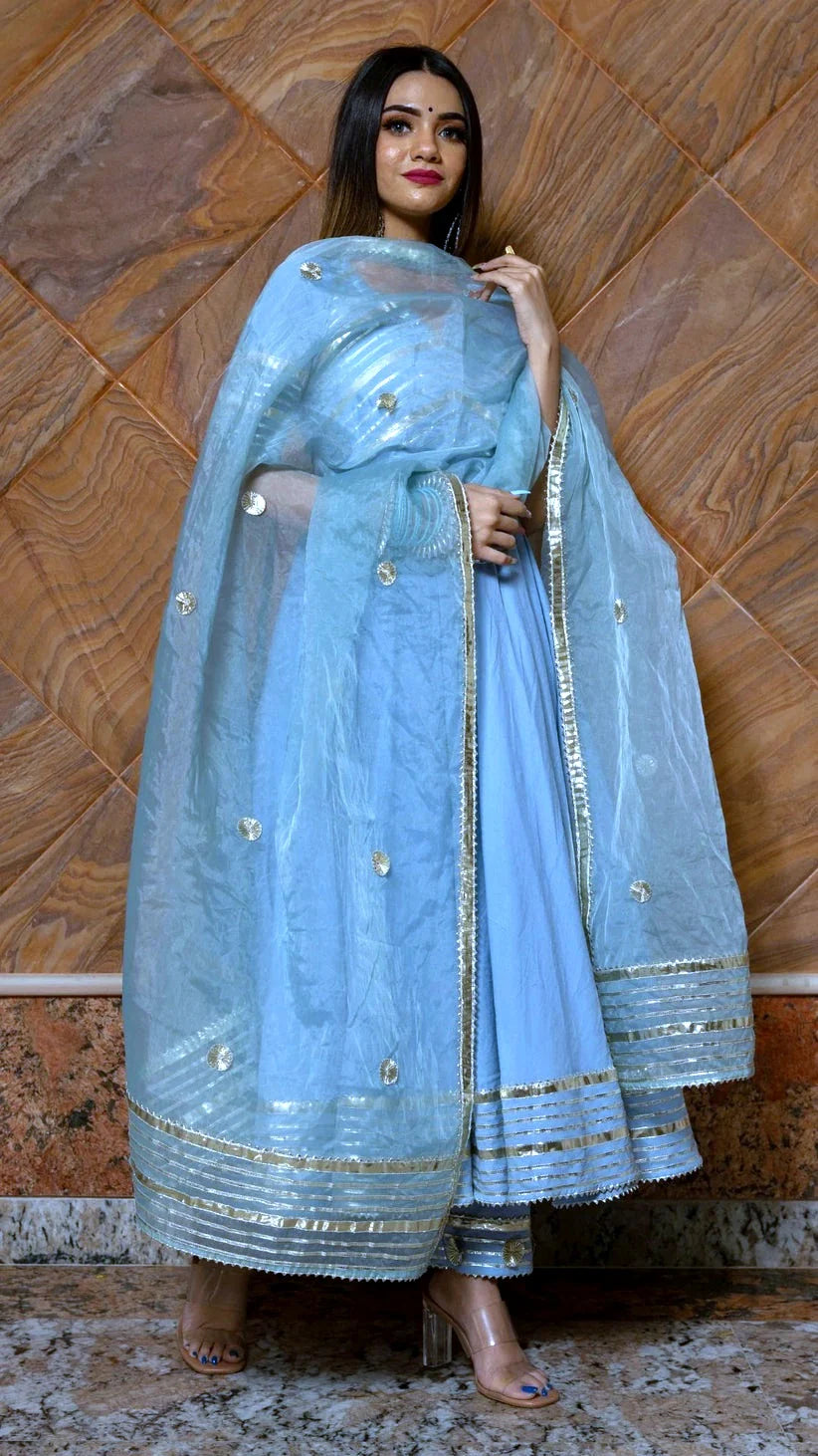 pure cotton anarkali dress premium pure cotton anarkali kurtI SET A