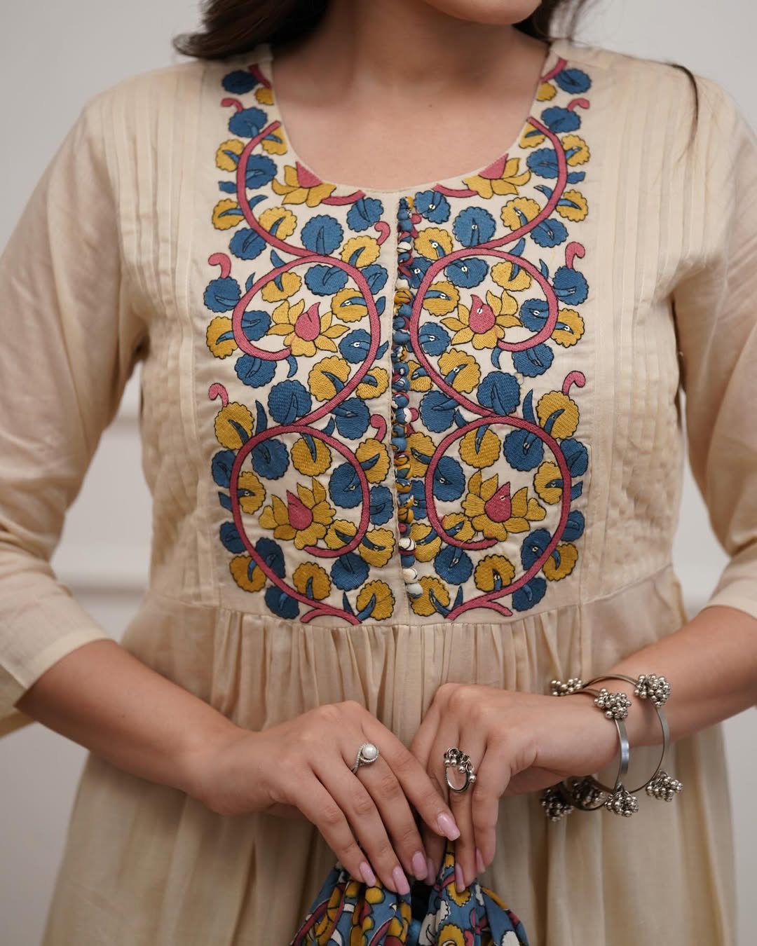 Kalamkari Pure Cotton Suit Set