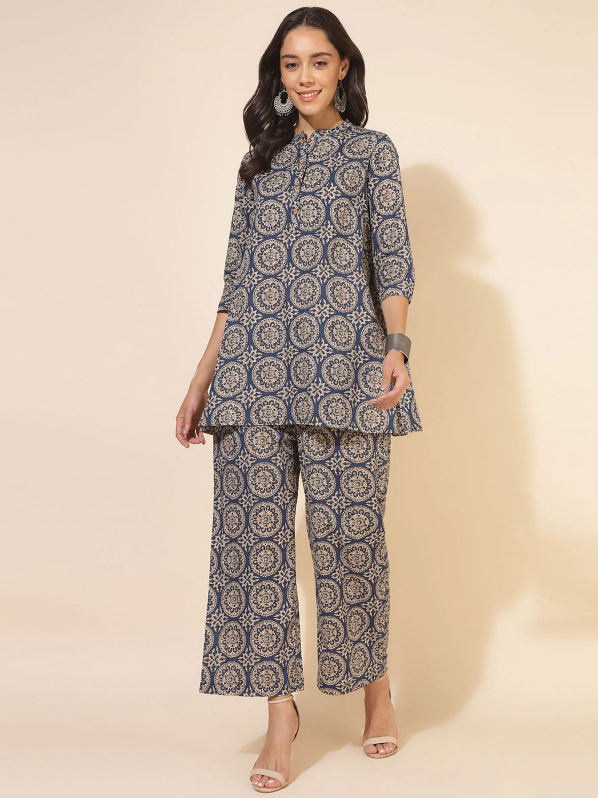 HAND BLOCK PRINT COTTON CO-ORD SET