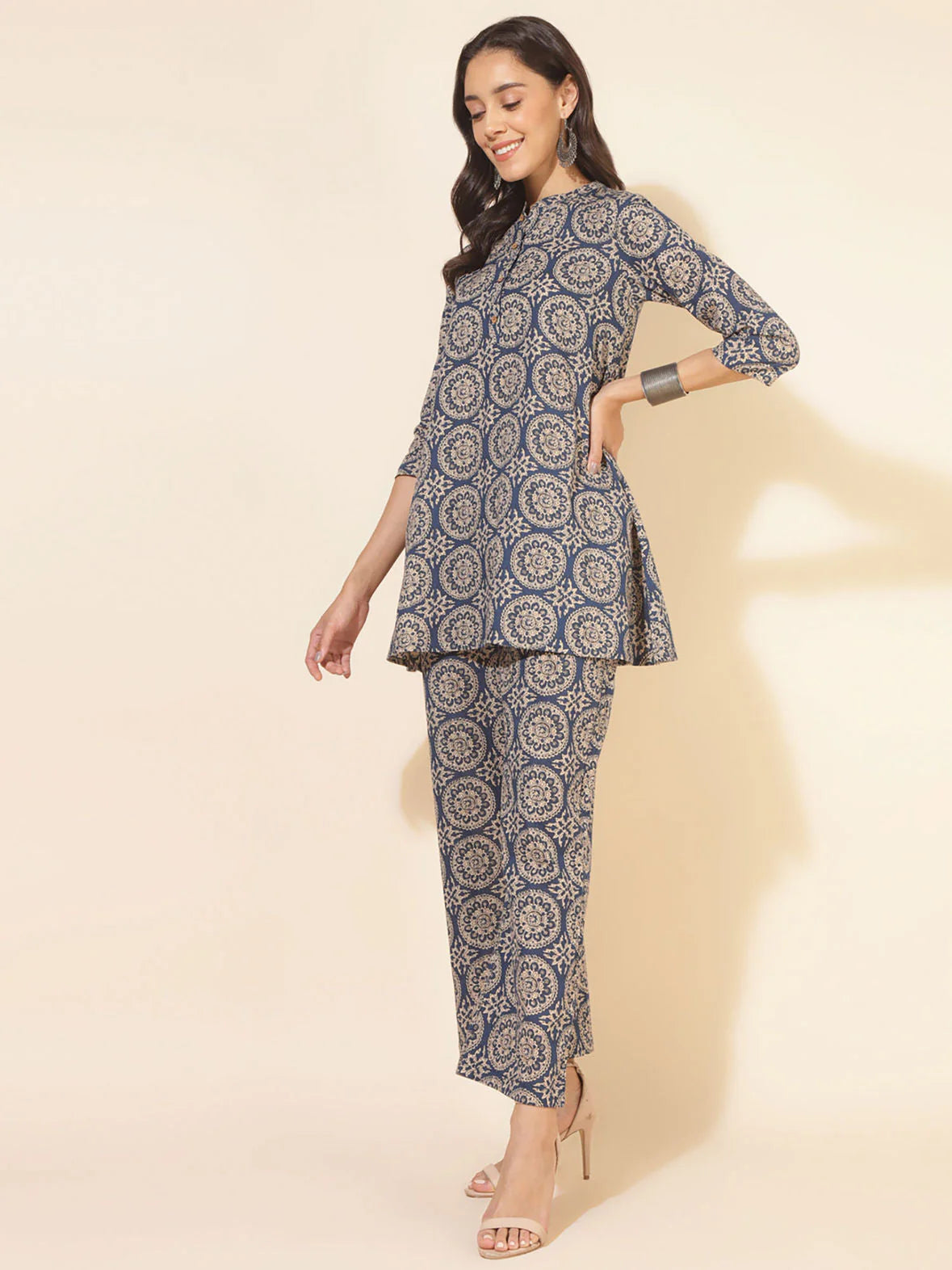 HAND BLOCK PRINT COTTON CO-ORD SET