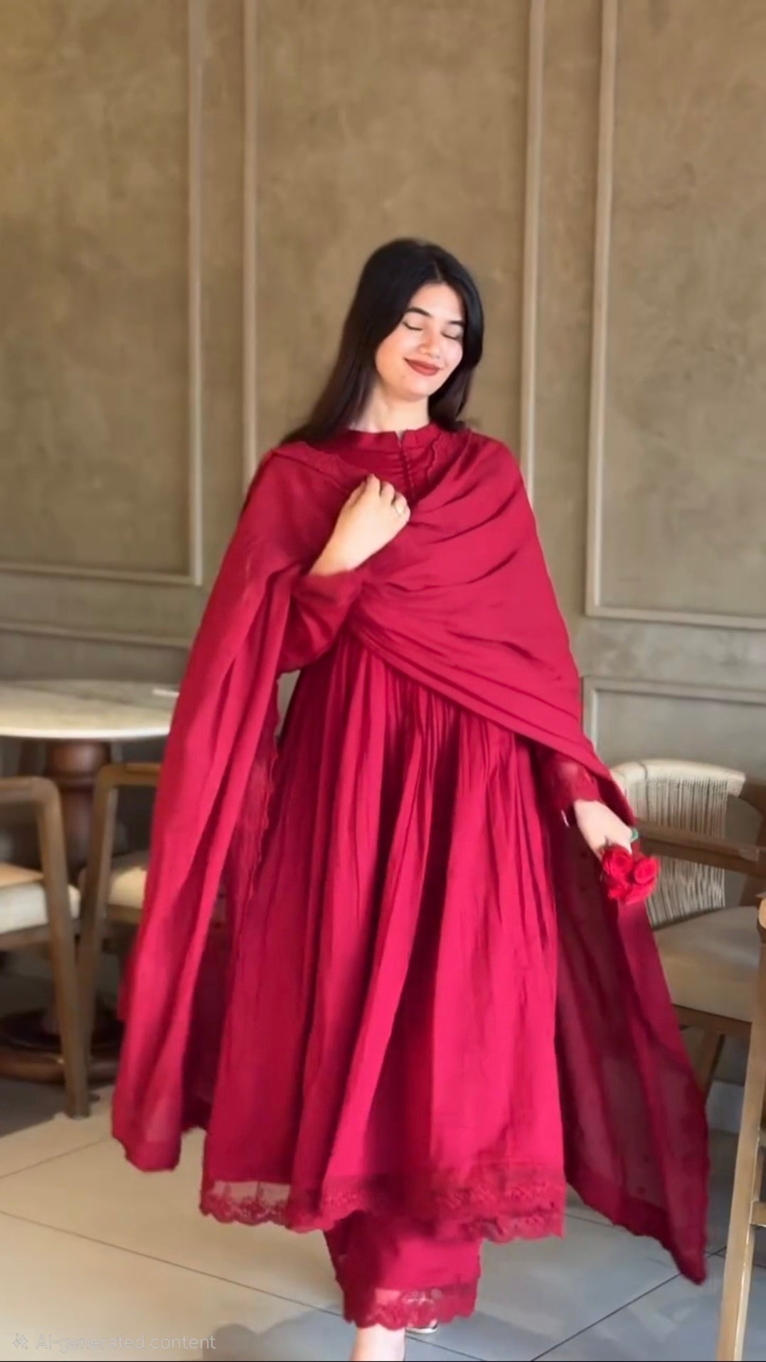 Dahlia Anarkali Set