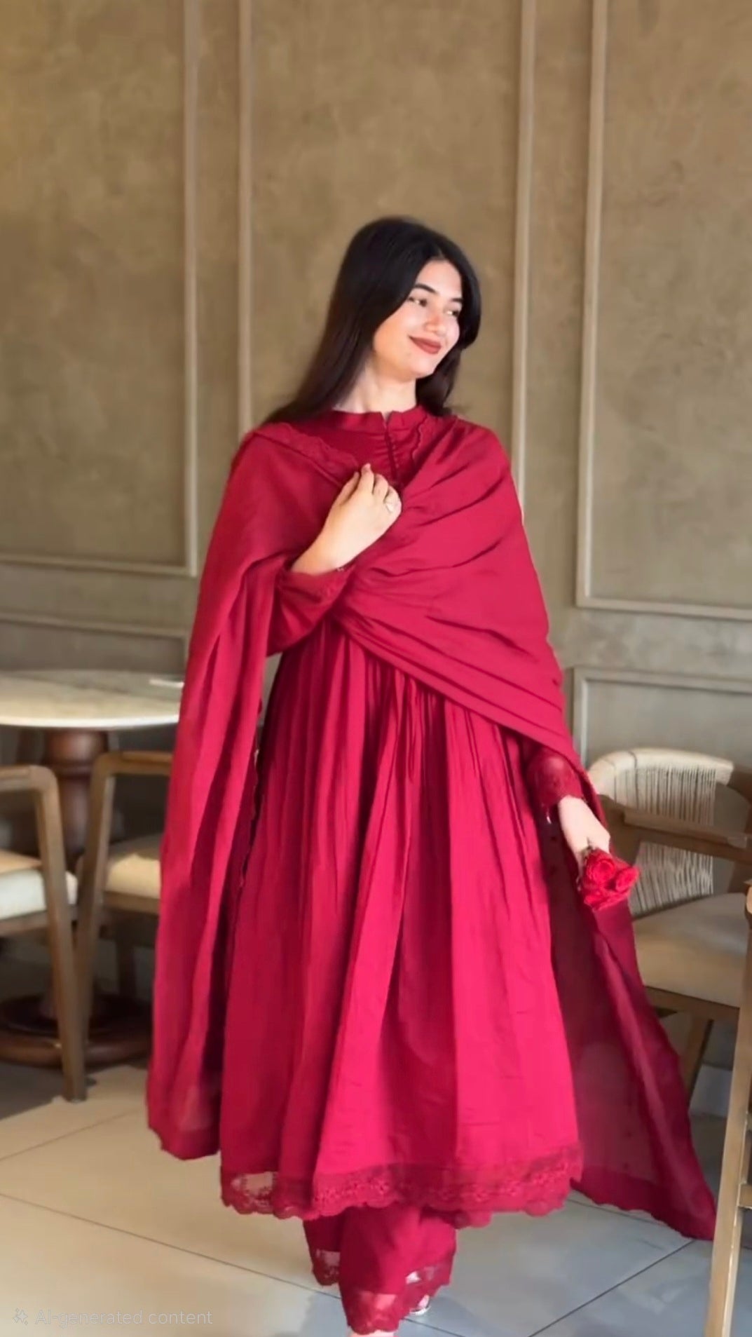 Dahlia Anarkali Set