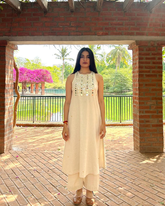 Sheesh Kurta Set