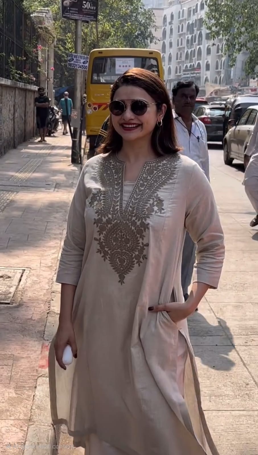 Beautiful Embroidery Work Cotton Kurta Set