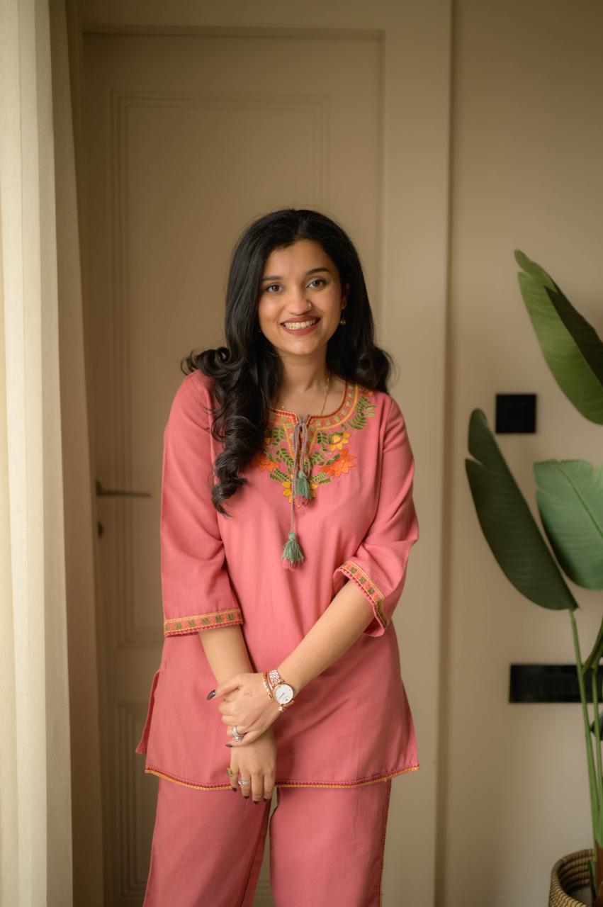 Premium Embroidered Co-ord Set