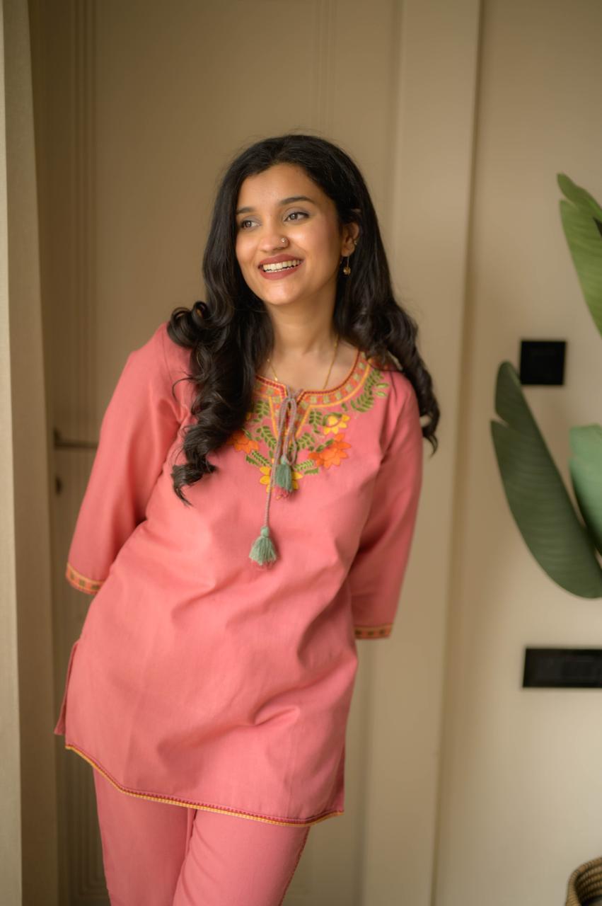 Premium Embroidered Co-ord Set