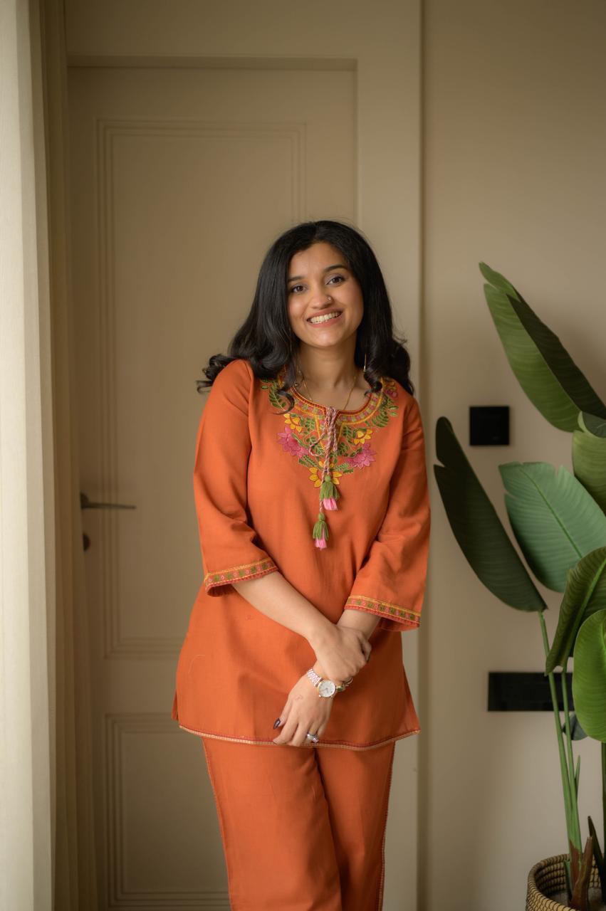 Premium Embroidered Co-ord Set