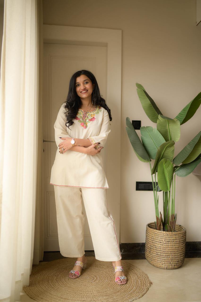 Premium Embroidered Co-ord Set