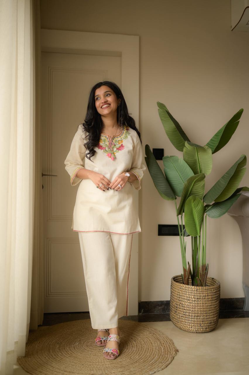 Premium Embroidered Co-ord Set